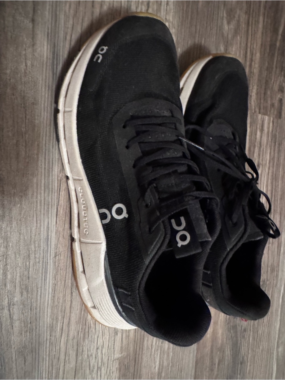On Running Women's Black Cloudtec Athletic Sneakers